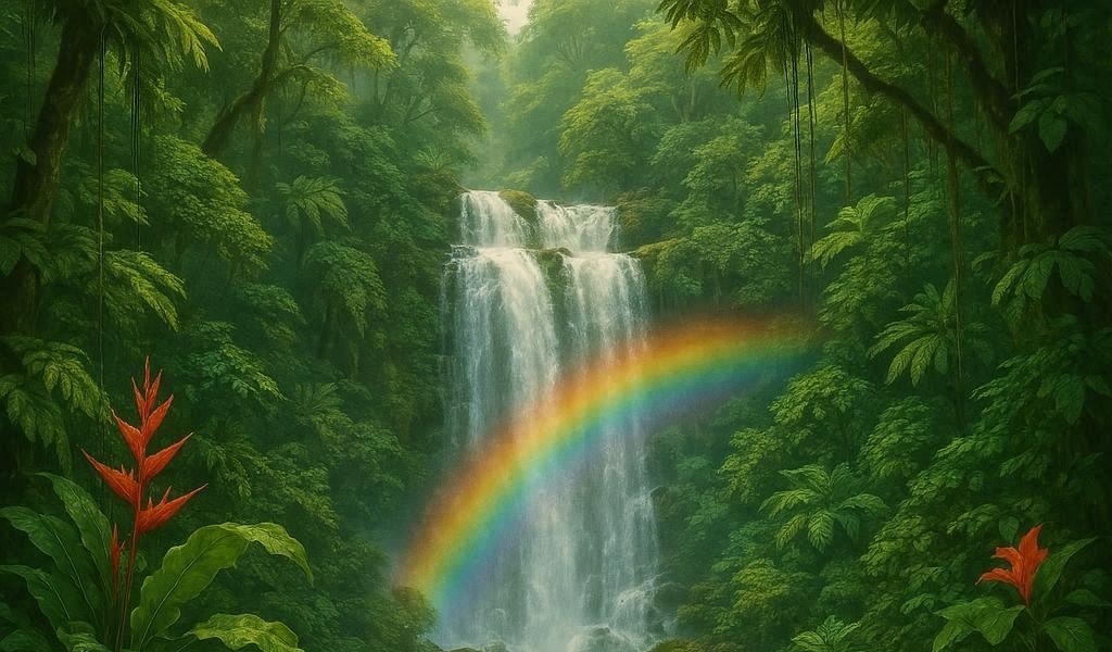 Before - Original Waterfall Image